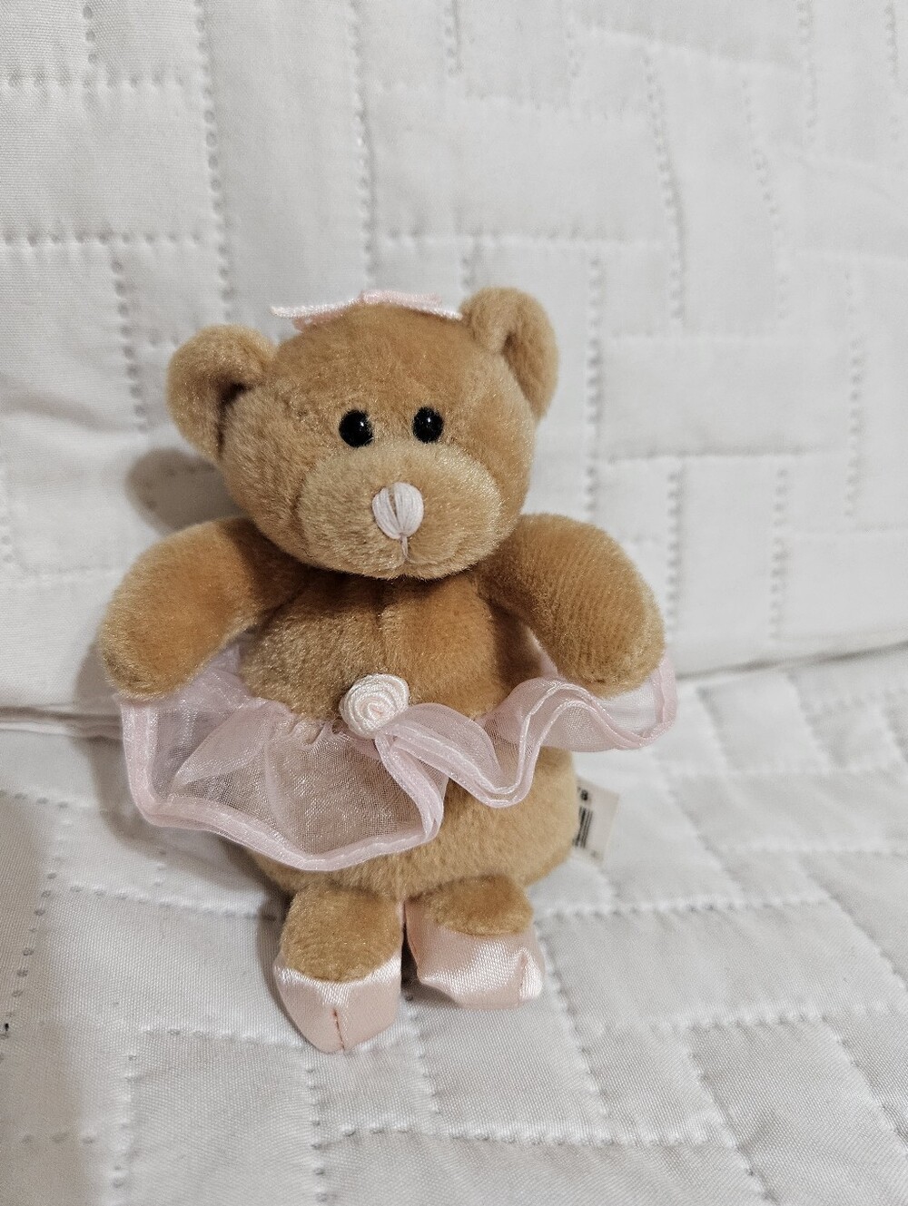 Russ Berrie Ballerina Bear Keychain
